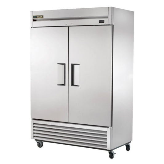 Refrigerador vertical de dos secciones con puerta sólida TRUE - T-49-HC
