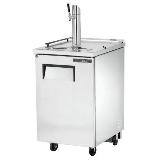 TRUE - Refrigerator, Draft Beer Cooler 1 Door 1 Tower, Portable - Stainless - TDD-1-S