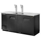 TRUE Refrigerator, Draft Beer Cooler 2 Door 2 Tower Black - TDD-3-HC