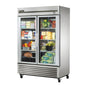 True TS-Series Reach-In Refrigerator Stainless Steel 2 Glass - TS-49G-HC-FGD01