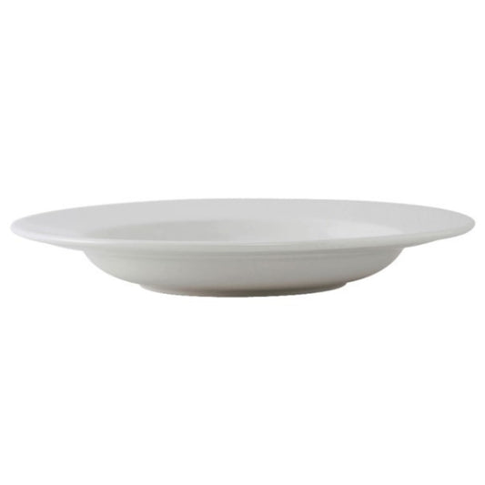 Tuxton Pasta Bowl, 18oz, Plain White "Alaska Pattern" - CS1D