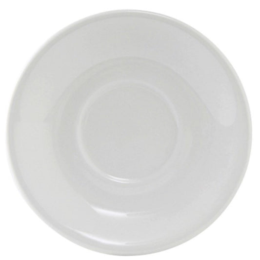 Tuxton Saucer, Demitasse/AD Plain White Alaska - CS3D