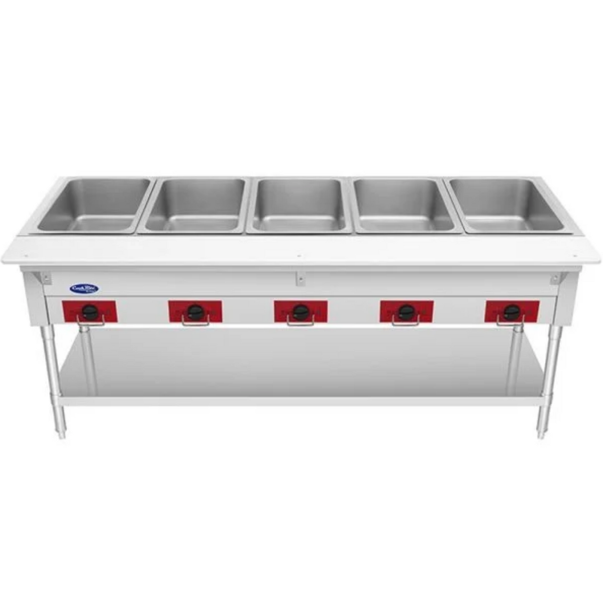 Atosa CookRite Stainless Steel Electric Steam Table 5-Well - EHS-OW-5