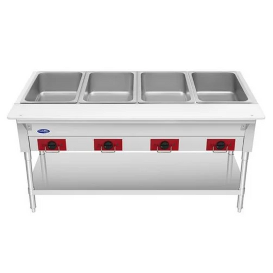 Atosa CookRite Electric Stainless Steel Steam Table 4-Wells - EHS-OW-4