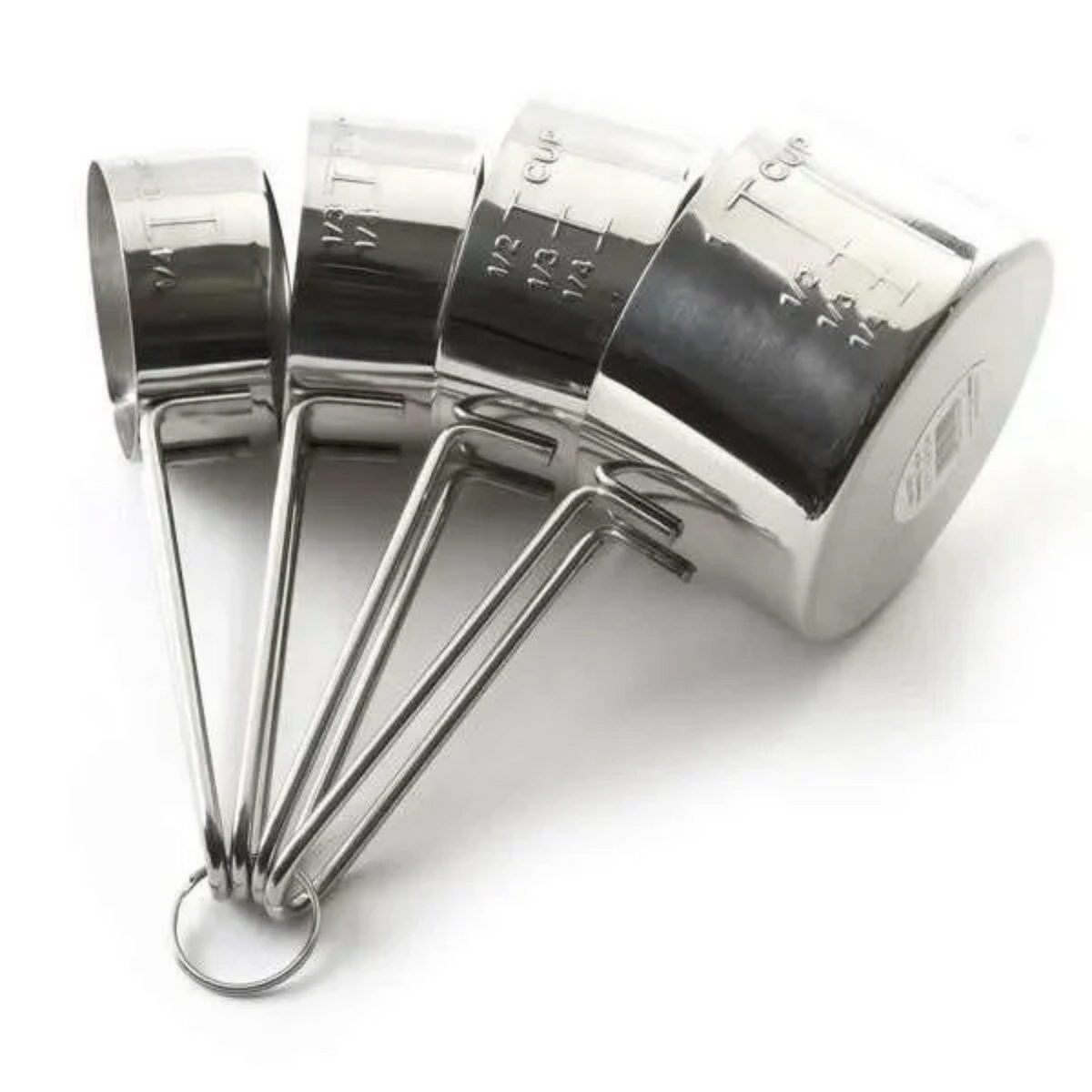 Juego de tazas medidoras Norpro de acero inoxidable (4 piezas) - 3055