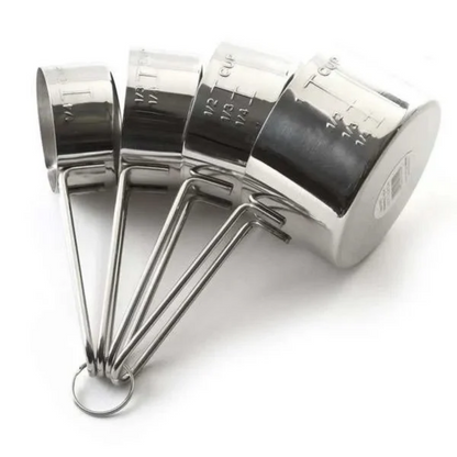 Juego de tazas medidoras Norpro de acero inoxidable (4 piezas) - 3055