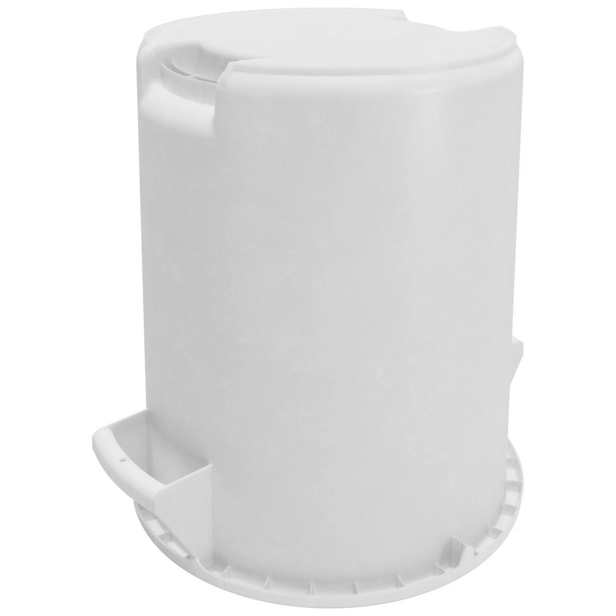 Contenedor de residuos Carlisle Bronco, 10 galones, 17" de alto x 16-1/8" de diámetro, blanco, de alta resistencia - 84101002