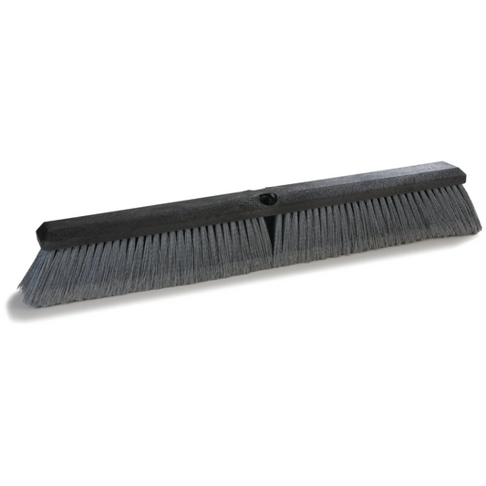 Carlisle Floor Sweep, Fine, 18" Foam Block, Gray Poly Bristles, W/O Handle - 36204818-23