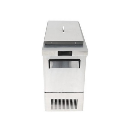 Atosa Slim Refrigerated Sandwich Prep Table Stainless Steel 17" MSF17GR-NTCV