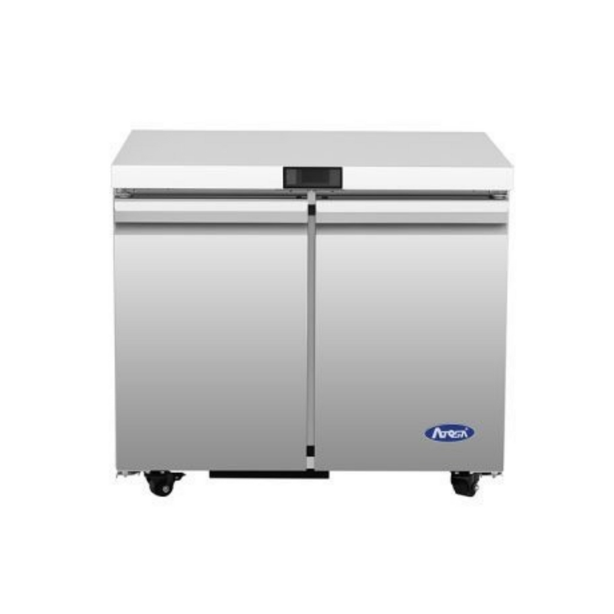 Atosa Stainless Steel Undercounter Refrigerator 36" - 2 Doors - AUR36SD