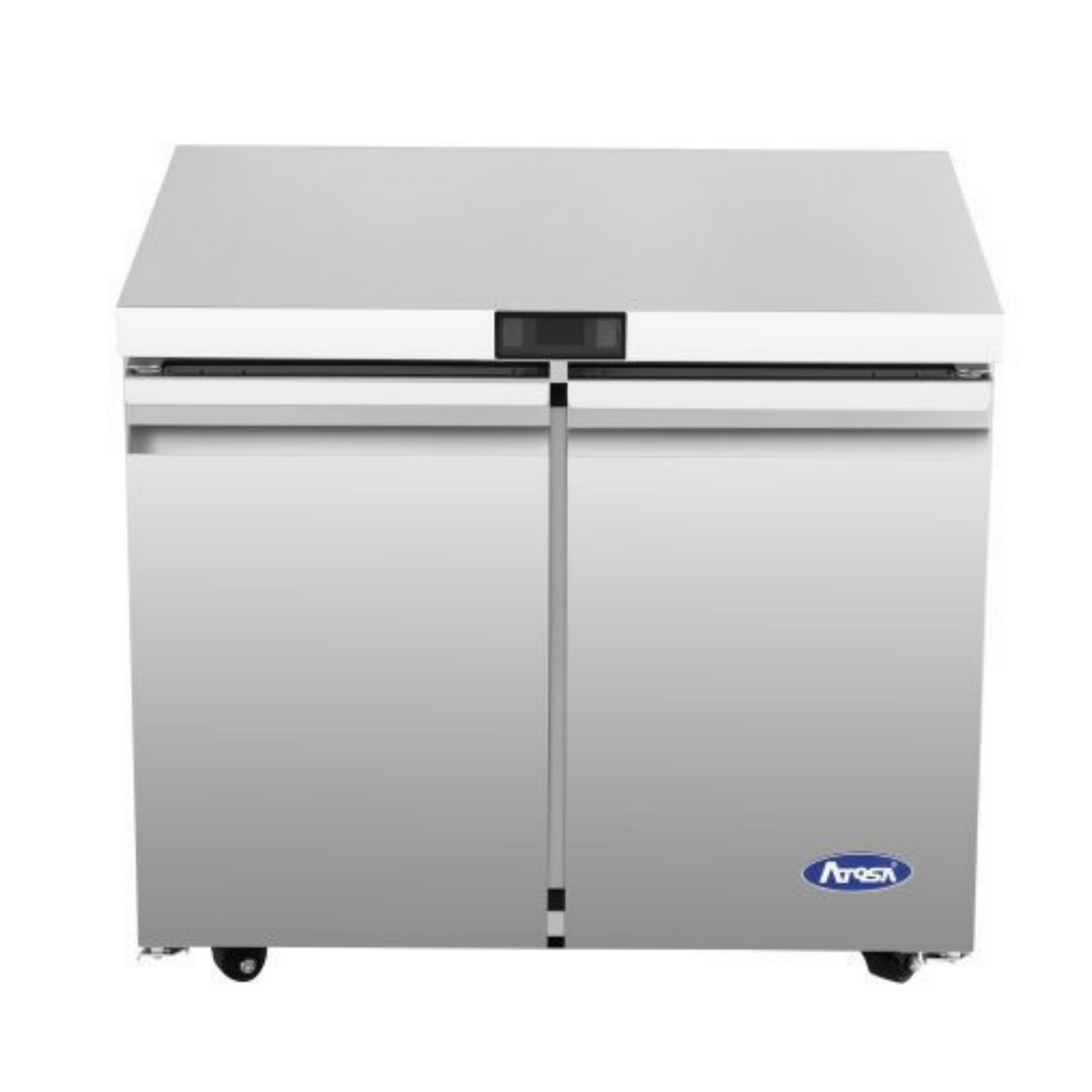 Atosa Stainless Steel Undercounter Refrigerator 36" - 2 Doors - AUR36SD