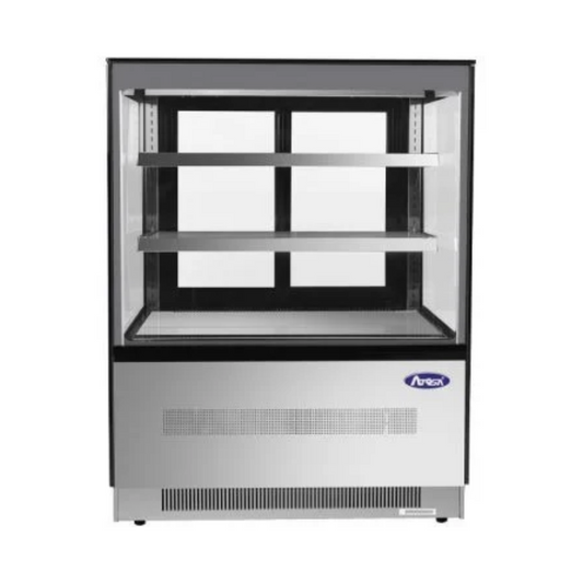 Atosa Refrigerated Square Display Case Stainless Steel 35" - RDCS-35