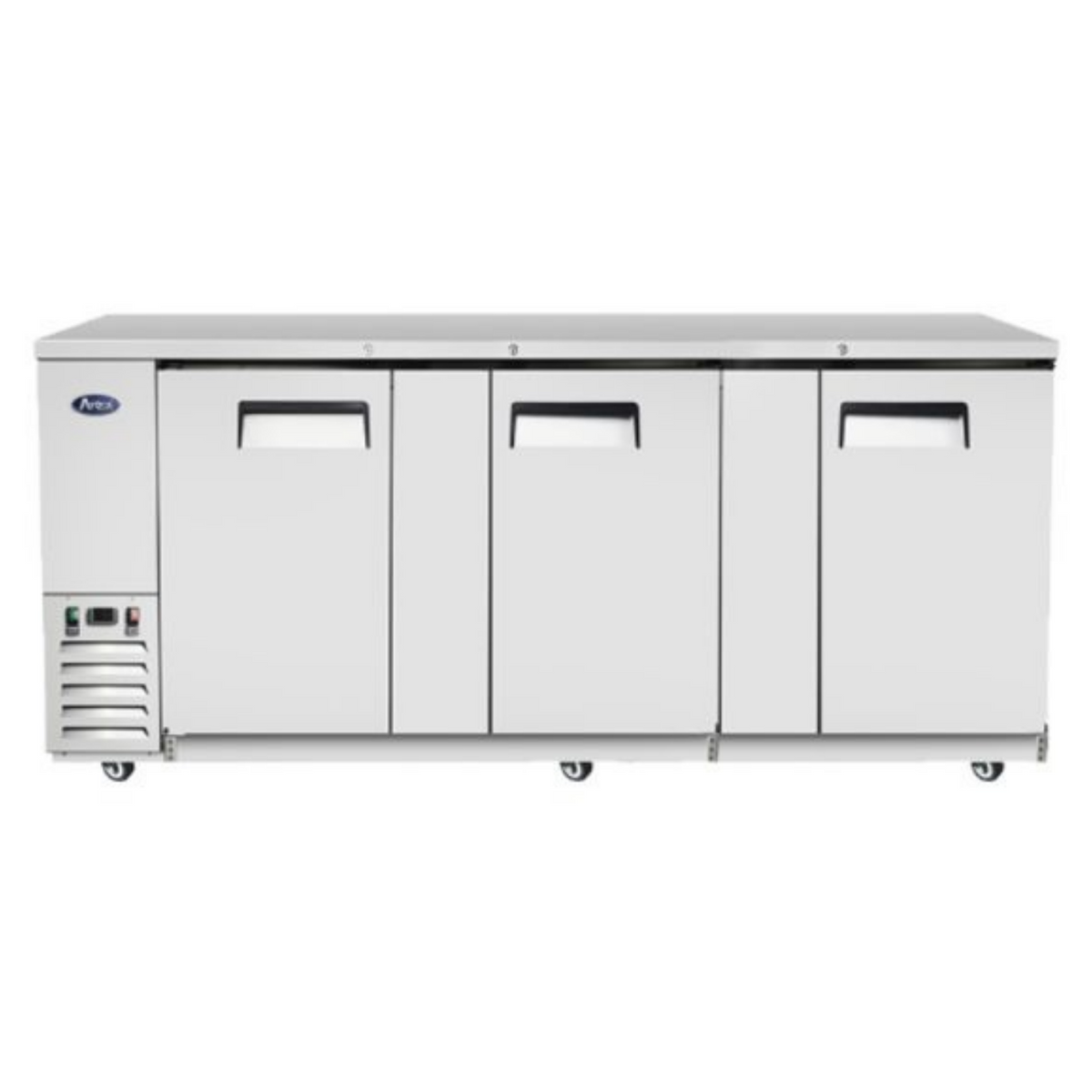 Atosa Back Bar Cooler Stainless Steel 3-Door 90" Commercial Grade - MBB90GR