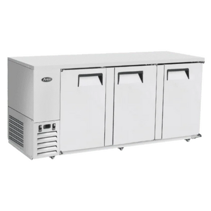 Atosa Back Bar Cooler Stainless Steel 3-Door 90" Commercial Grade - MBB90GR