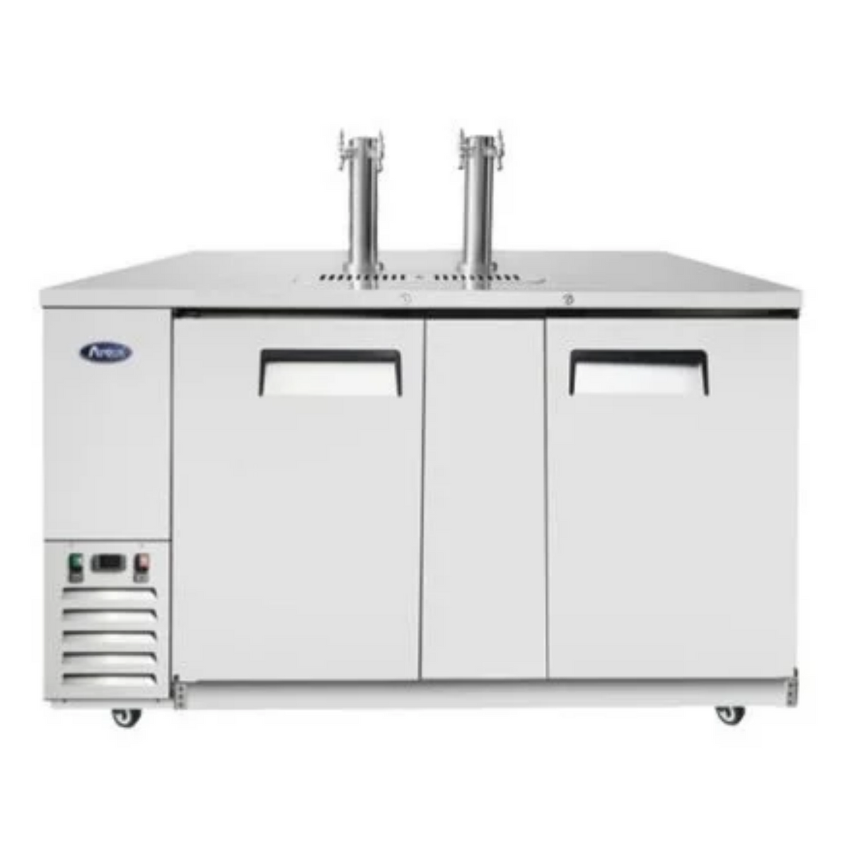 Atosa Direct Draw Keg Cooler Stainless Steel 68" - 2 Dual Tap Towers - MKC68GR