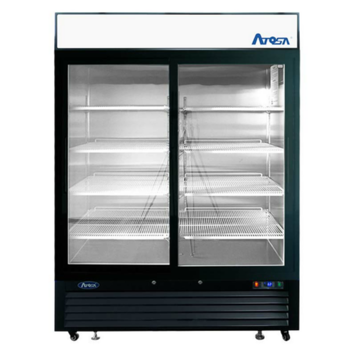 Atosa 2-Door Sliding Glass Merchandiser Refrigerator 54" MCF8727GR