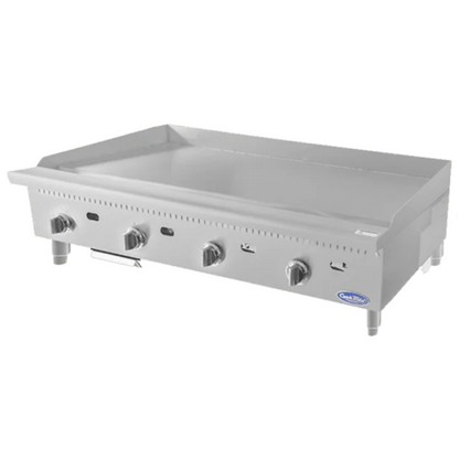 Atosa CookRite Thermostatic Gas Griddle 1" Plate 48" - 100,000 BTU ATTG-48*