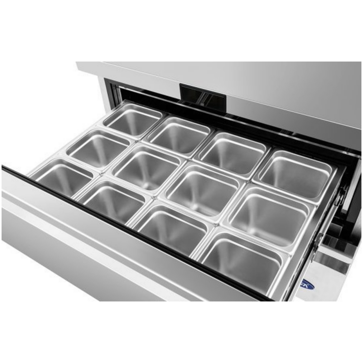 Atosa Stainless Steel Undercounter Refrigerator 2 Drawers 36" - AUR36D2
