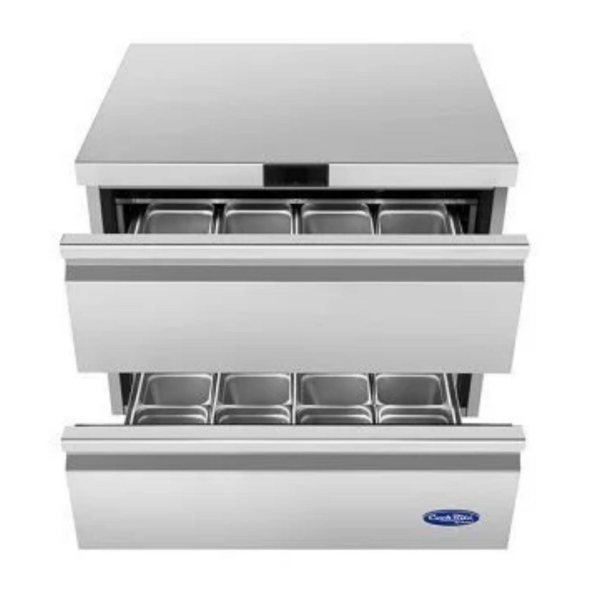 Atosa Stainless Steel Undercounter Refrigerator 2 Drawers 36" - AUR36D2