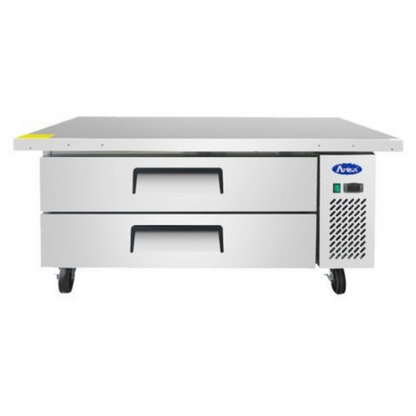 Atosa Refrigerated Chef Base Stainless Steel 2 Drawer 52" - MGF8451GR
