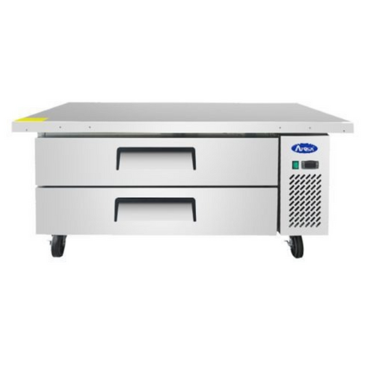 Atosa Refrigerated Chef Base Stainless Steel 2 Drawer 52" - MGF8451GR