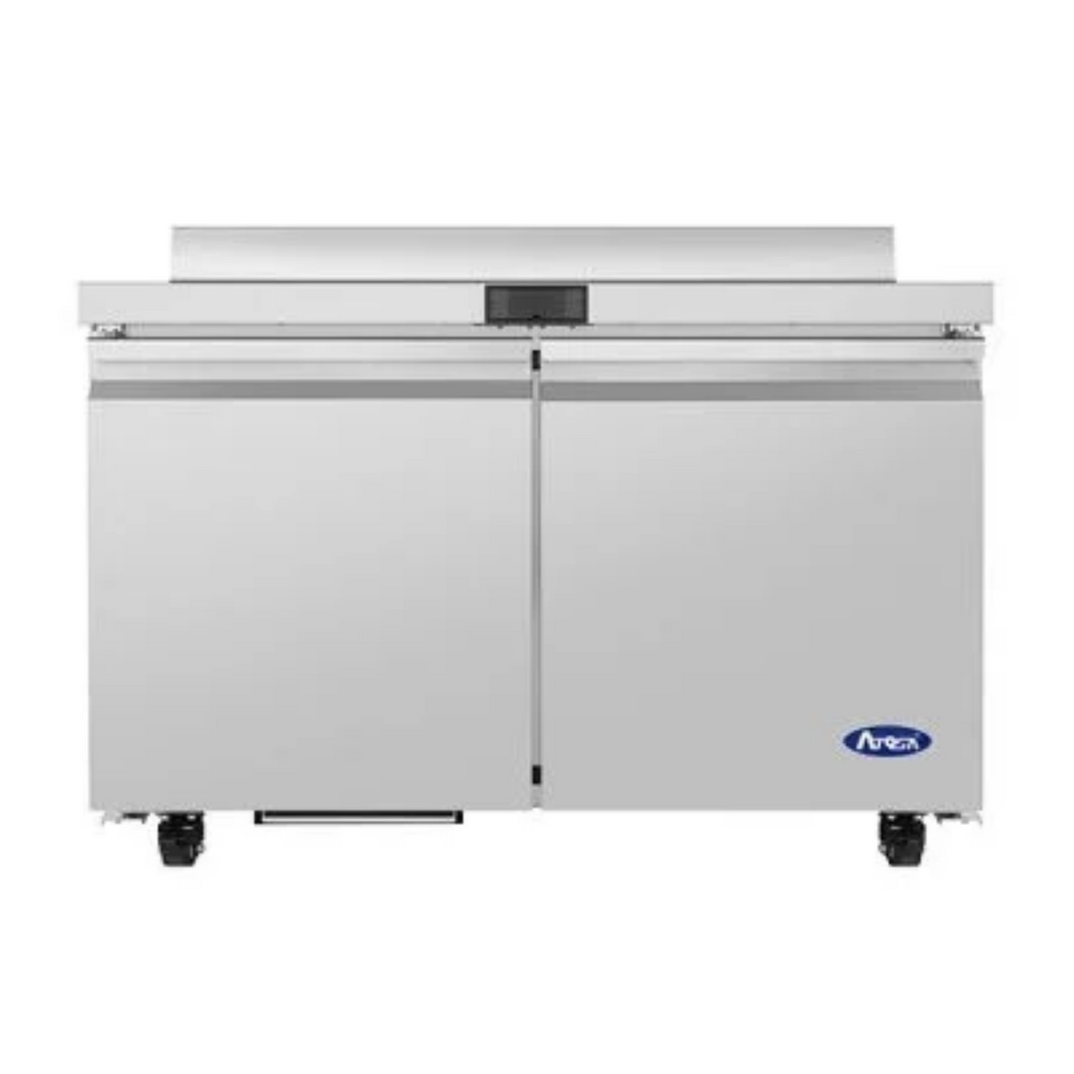 Atosa Stainless Steel Worktop Freezer with Backsplash 48" - 2 Doors - AWF48SD