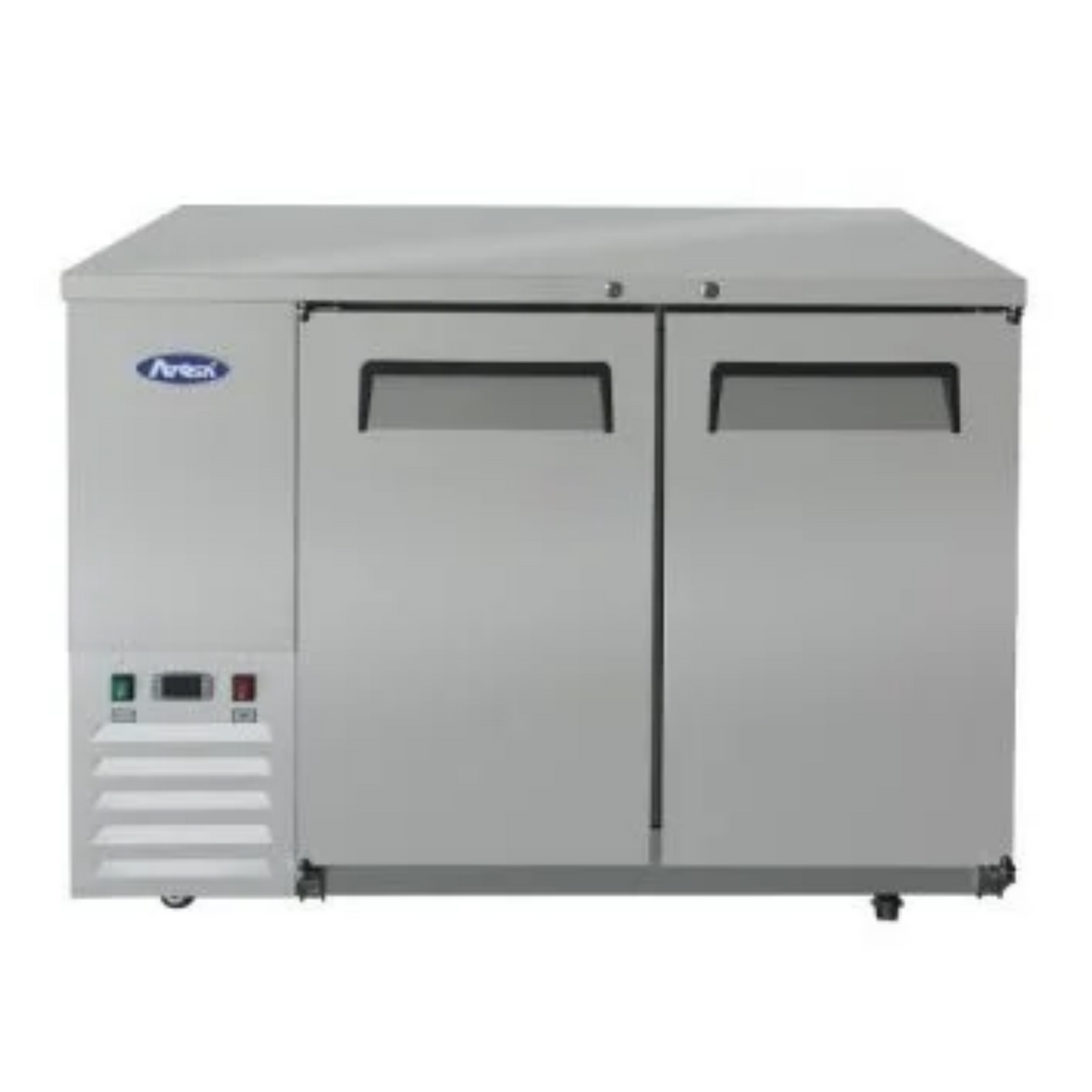 Atosa Stainless Steel Back Bar Cooler 2 Solid Doors 48" W MBB48GR