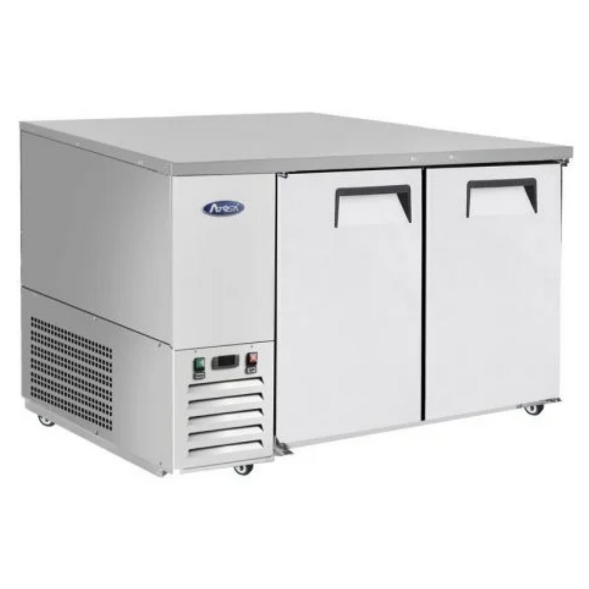 Atosa Stainless Steel Back Bar Cooler 2 Solid Doors 48" W MBB48GR