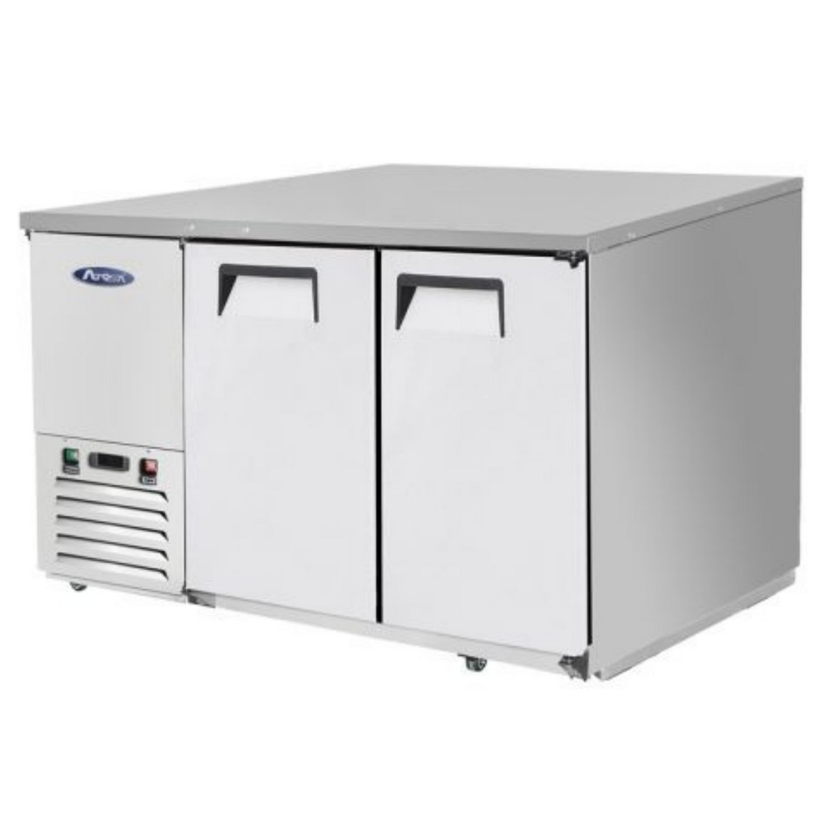 Atosa Stainless Steel Back Bar Cooler 2 Solid Doors 48" W MBB48GR