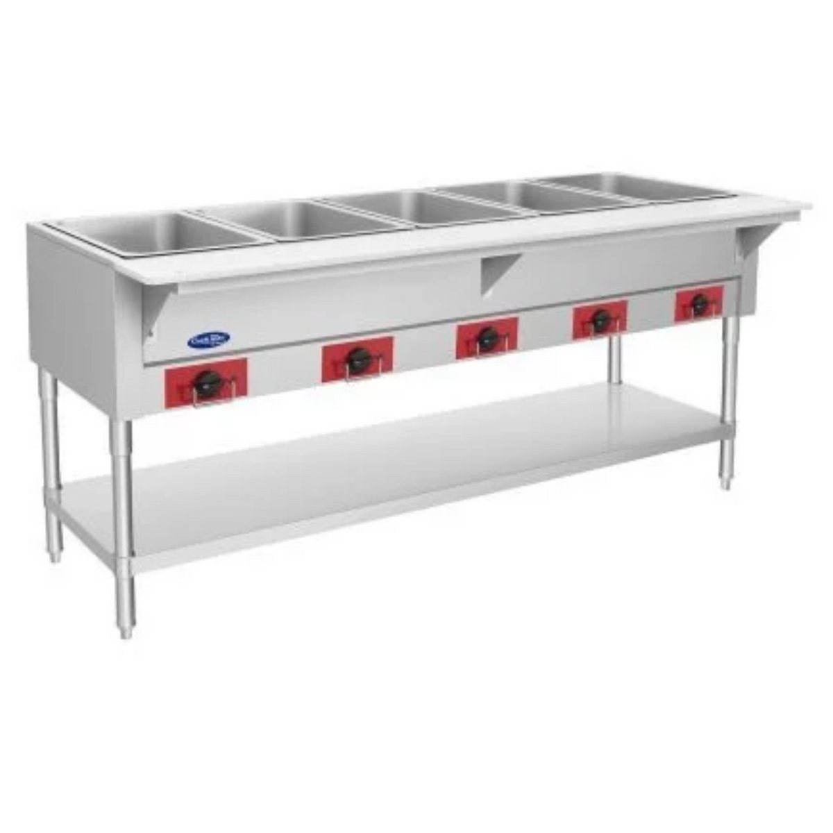 Atosa CookRite Stainless Steel Electric Steam Table 5-Well - EHS-OW-5