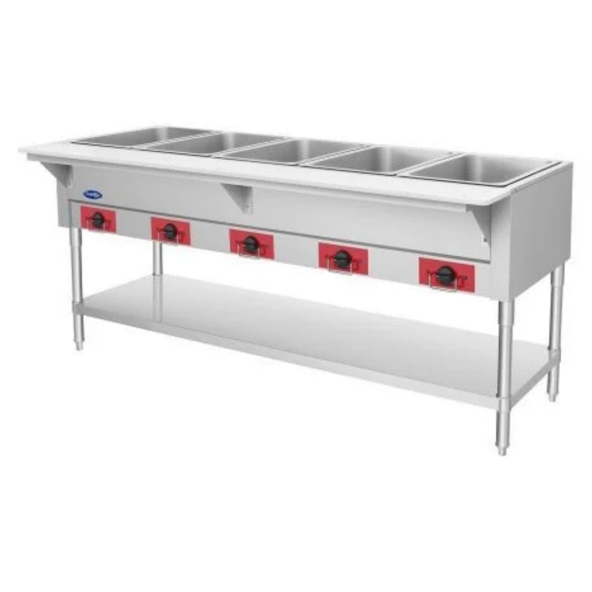Atosa CookRite Stainless Steel Electric Steam Table 5-Well - EHS-OW-5