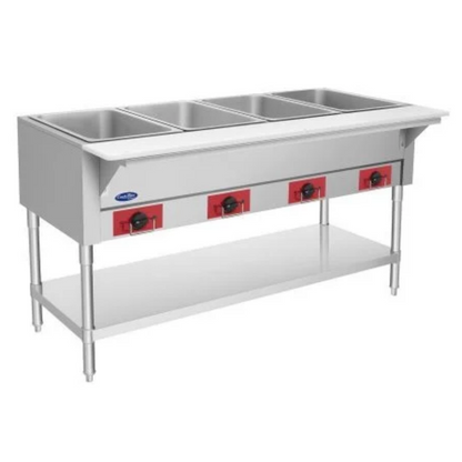 Atosa CookRite Electric Stainless Steel Steam Table 4-Wells - EHS-OW-4