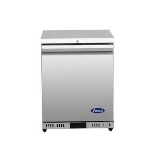 Atosa Undercounter Refrigerator Stainless Steel 24" 3.7 Cu. Ft. - 1 Door - AUR24SD