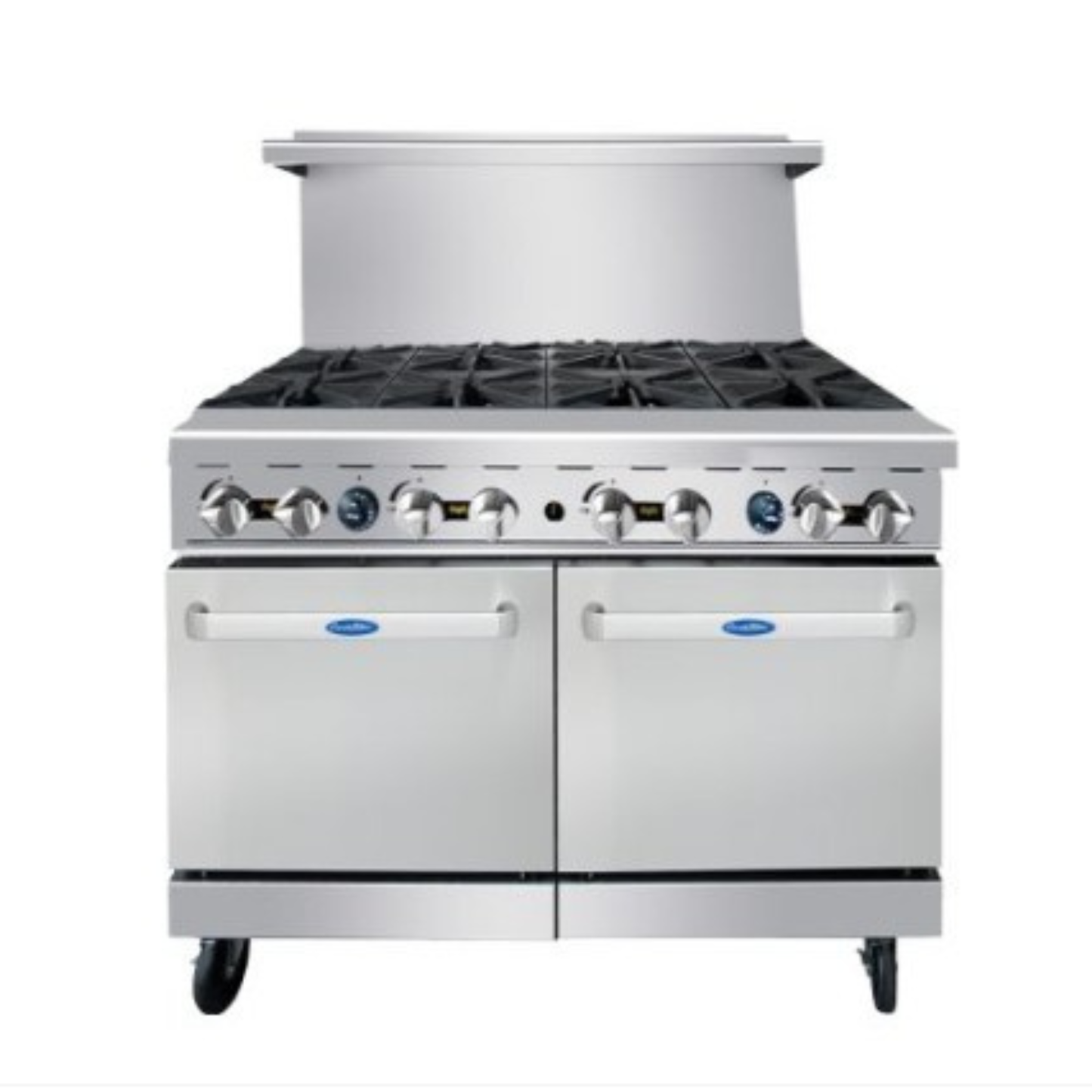 Atosa CookRite Commercial Gas Range Stainless Steel 48" - 8 Burners - AGR-8B