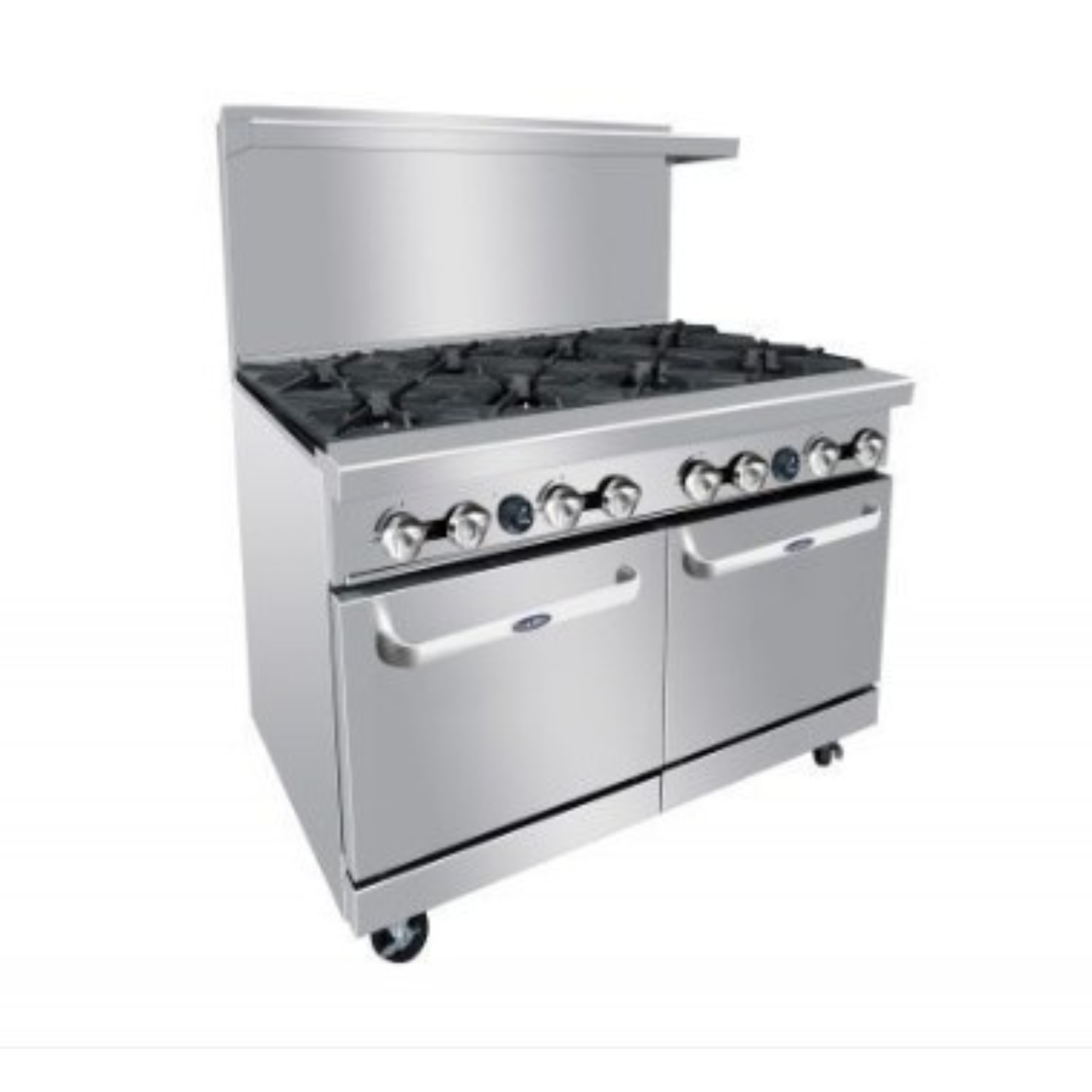 Atosa CookRite Commercial Gas Range Stainless Steel 48" - 8 Burners - AGR-8B
