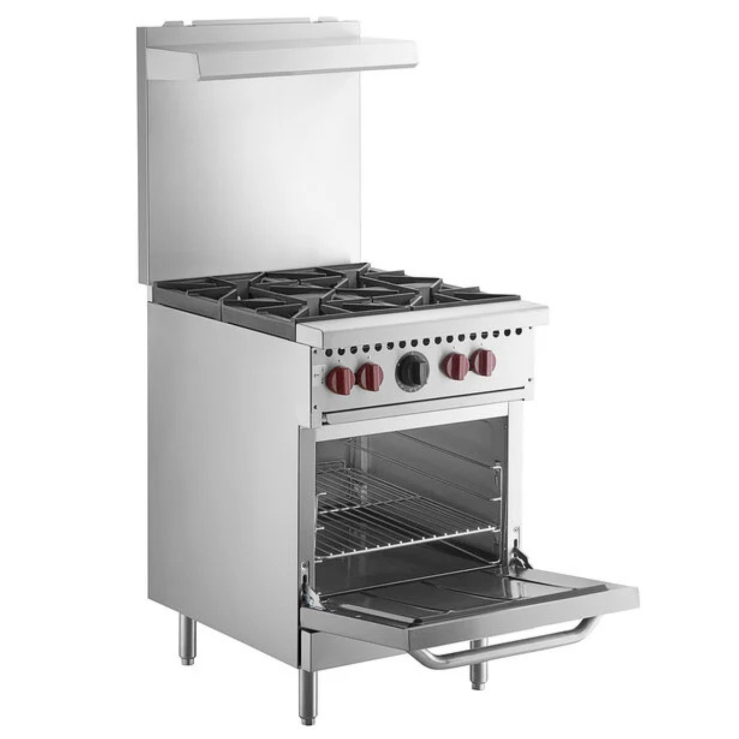 Vulcan SX Series Commercial Gas Range Stainless Steel 4-Burner 24" - SX24-4BN