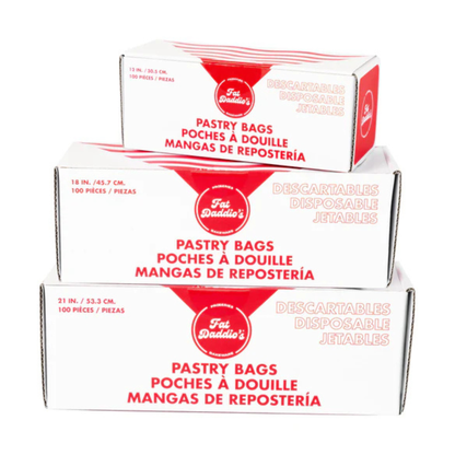 Fat Daddios - Pastry Bag, 18" Disposable, 10 Pk - DPB-18-10