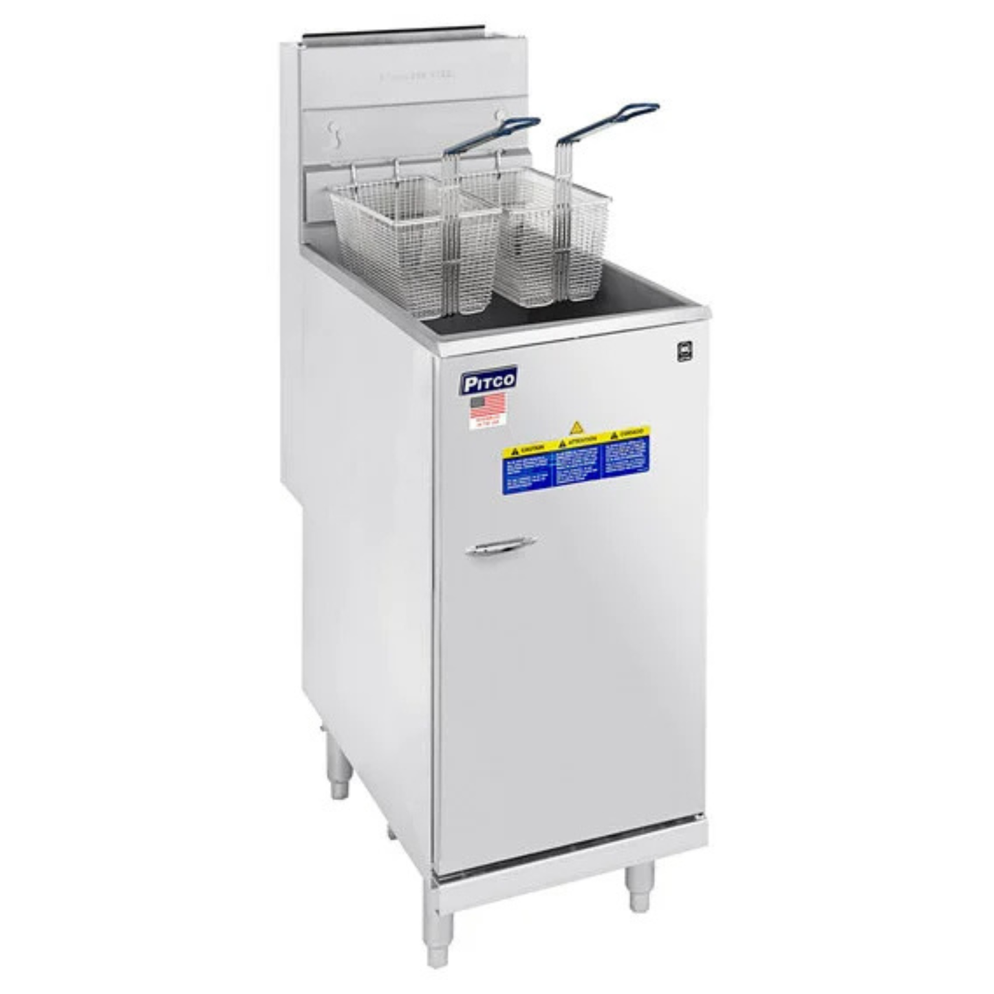 Pitco Gas Floor Fryer 50 lb Capacity - 45C+S