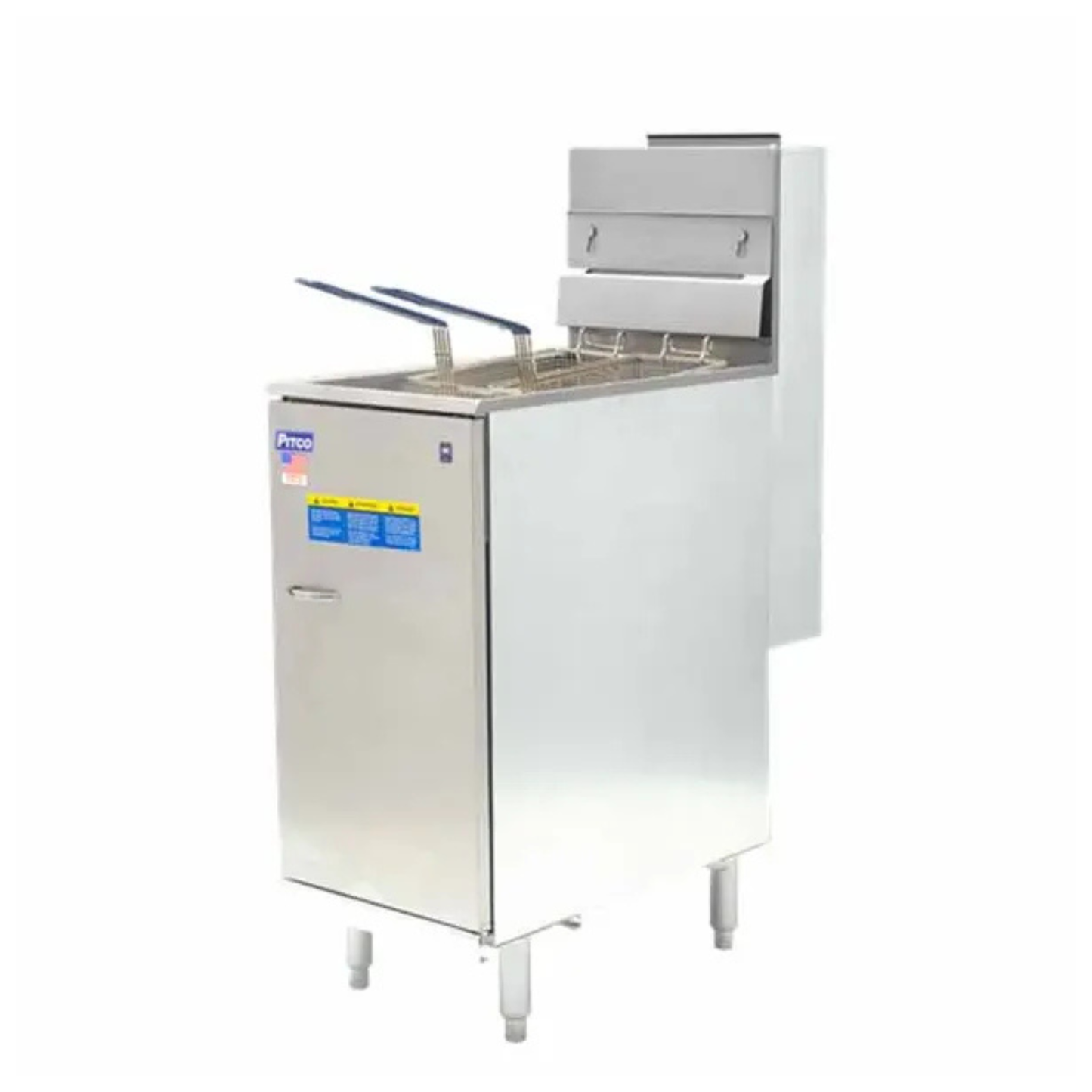 Pitco Gas Floor Fryer 50 lb Capacity - 45C+S