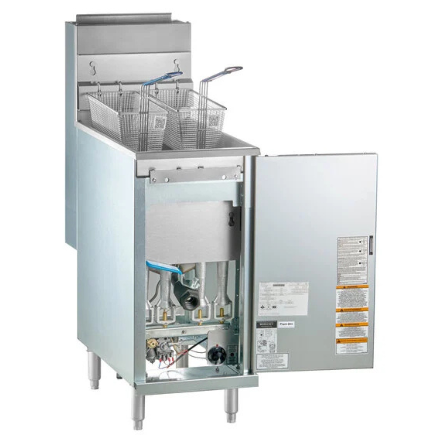 Pitco Gas Floor Fryer 40-45 lb Capacity - 40D