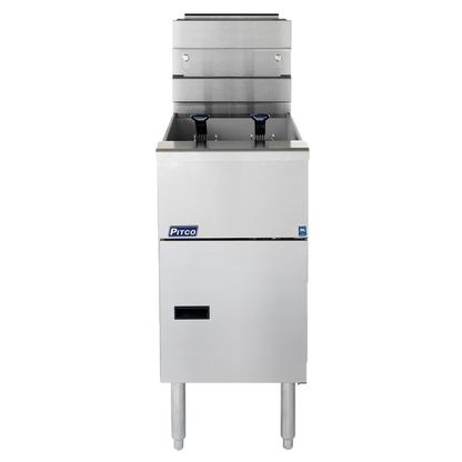 Freidora de gas natural Pitco de 22,7 kg - SG14RS