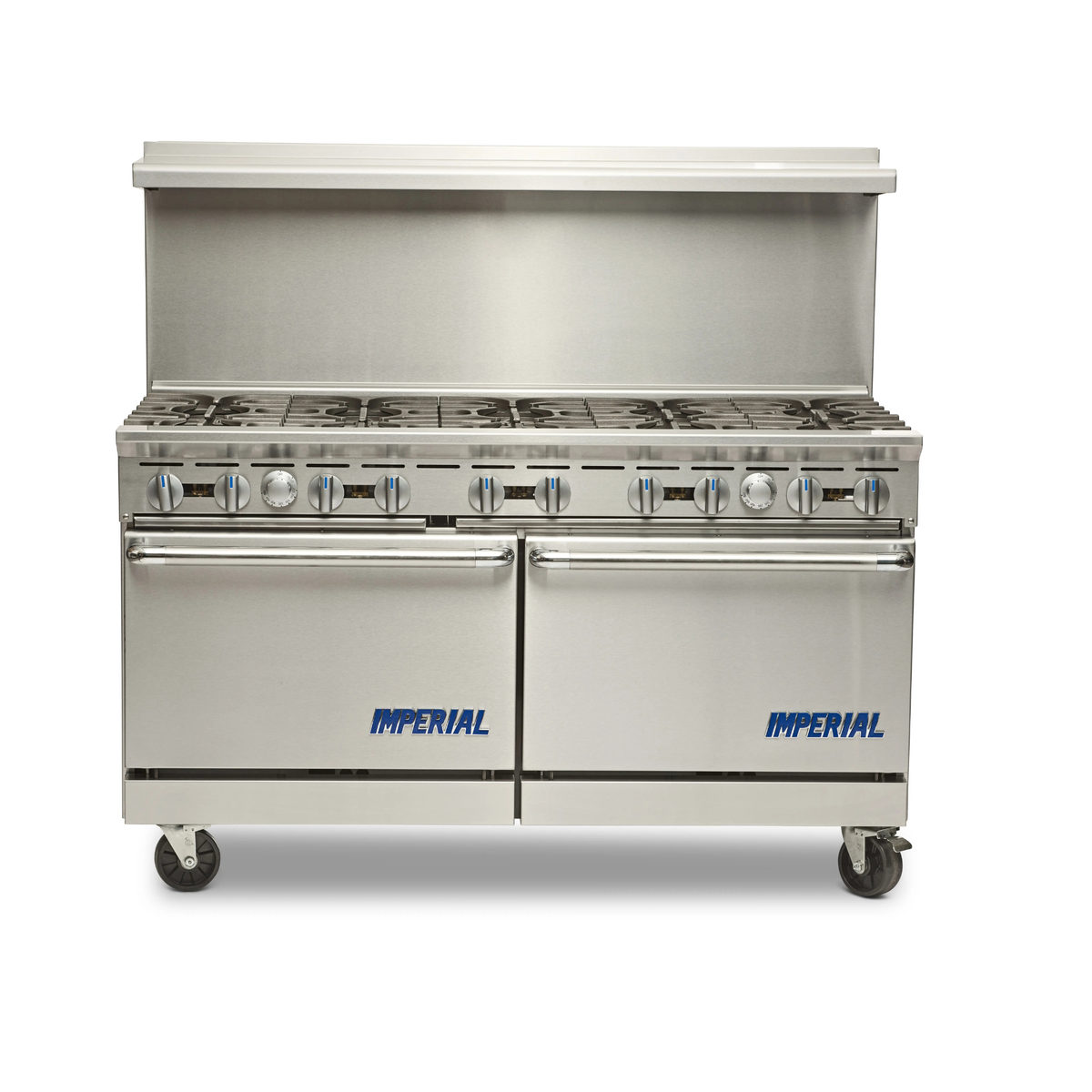 Imperial Pro Series Gas Restaurant Range NSF 60" - 10 Burners, 2 Ovens - IR-10