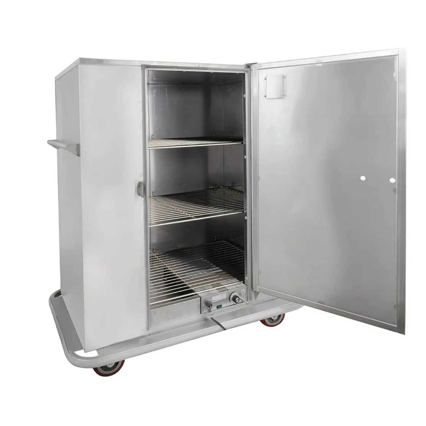 Carter-Hoffmann Classic Carter Stainless Heated Banquet Cart 120-Plate - BB96