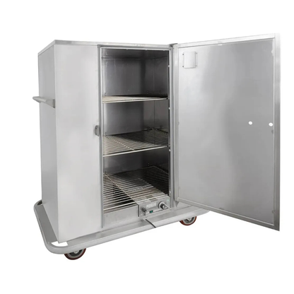 Carter-Hoffmann Classic Carter Stainless Heated Banquet Cart 120-Plate - BB96