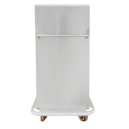Carter-Hoffmann Classic Carter Stainless Heated Banquet Cart 120-Plate - BB96