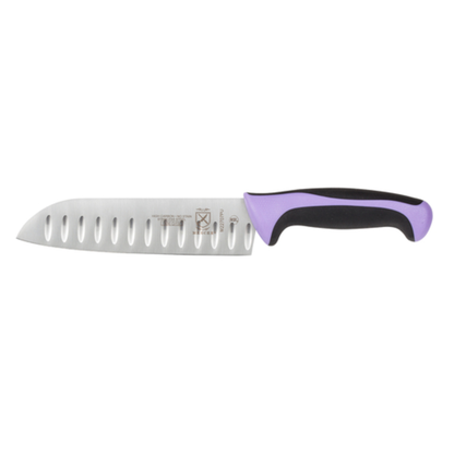 Mercer Santoku Knife 7" Purple Handle - M22707PU