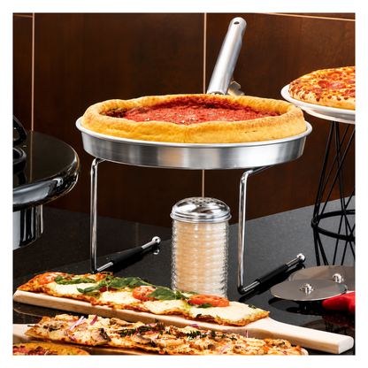 American Metalcraft Pizza/Cake/Layer Pan, 10" Aluminum - A80102