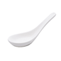 Korin Japanese White Ceramic Spoon - SPN-101C