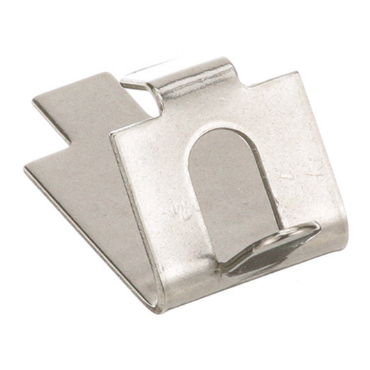 Franklin Machine Products Shelf Clip Square Slot Stainless Steel - 135-1234
