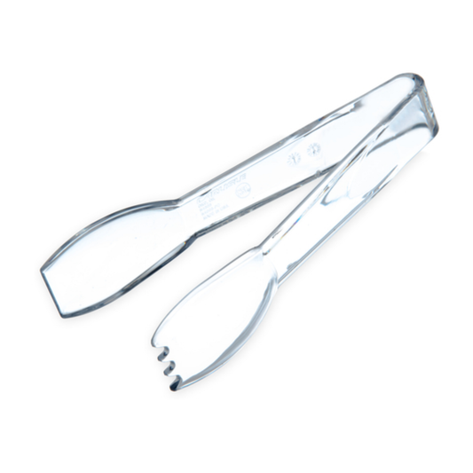 Carlisle Tong, 6" Salad Plastic - Clear - 400607